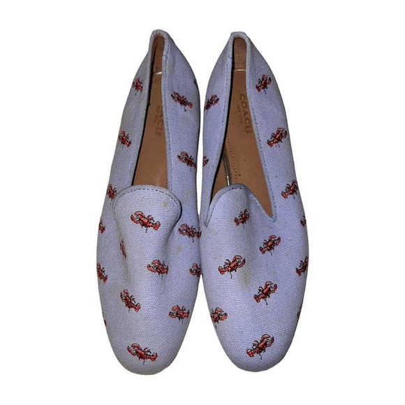 Coach Utopia Lobster Fabric Shoes Size 8.5 - Picture 1 of 7